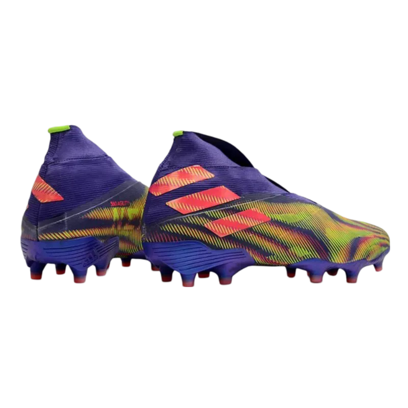 Adidas Nemeziz 19  FG Blue Pink Green - Goatkits Boots