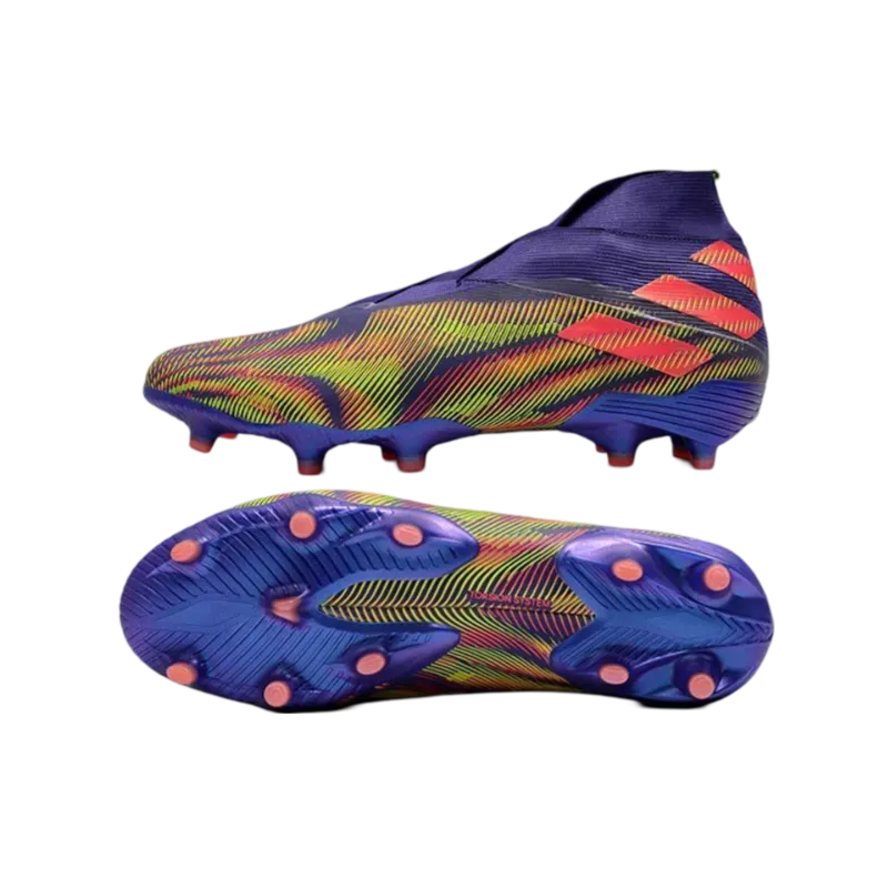 Adidas Nemeziz 19  FG Blue Pink Green - Goatkits Boots