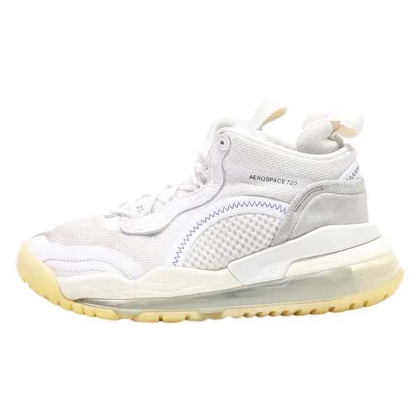 AIR JORDAN High Top Trainers White Synthetic Mens UK 7.5