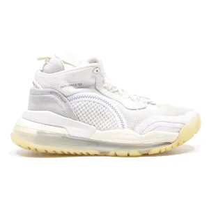 AIR JORDAN High Top Trainers White Synthetic Mens UK 7.5