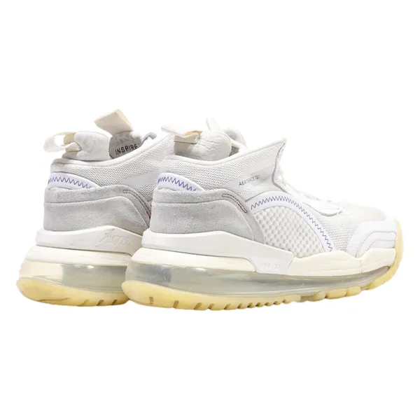 AIR JORDAN High Top Trainers White Synthetic Mens UK 7.5