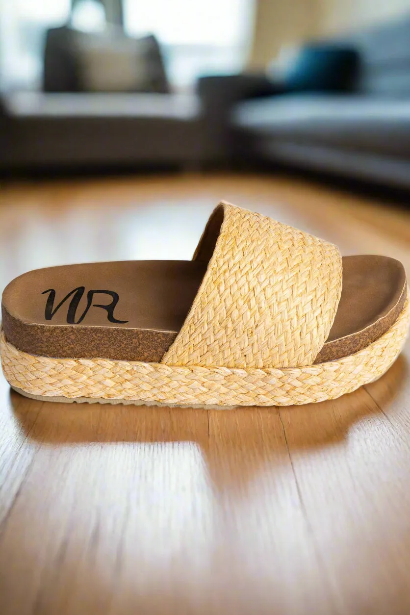 Anna Sandals in Natural