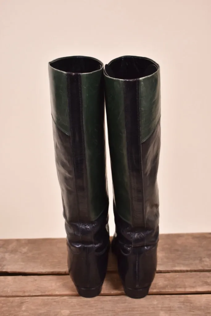 Black Riding Boots By Gucci, 7