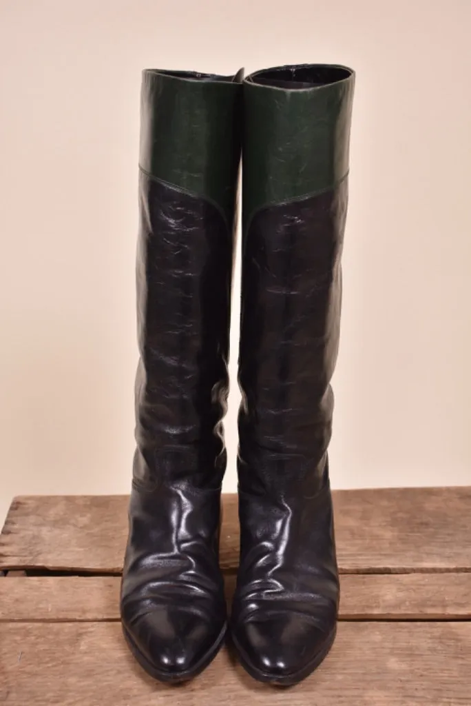 Black Riding Boots By Gucci, 7