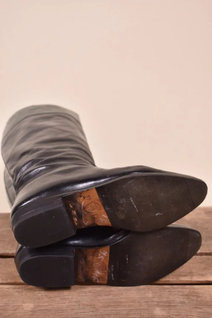 Black Riding Boots By Gucci, 7