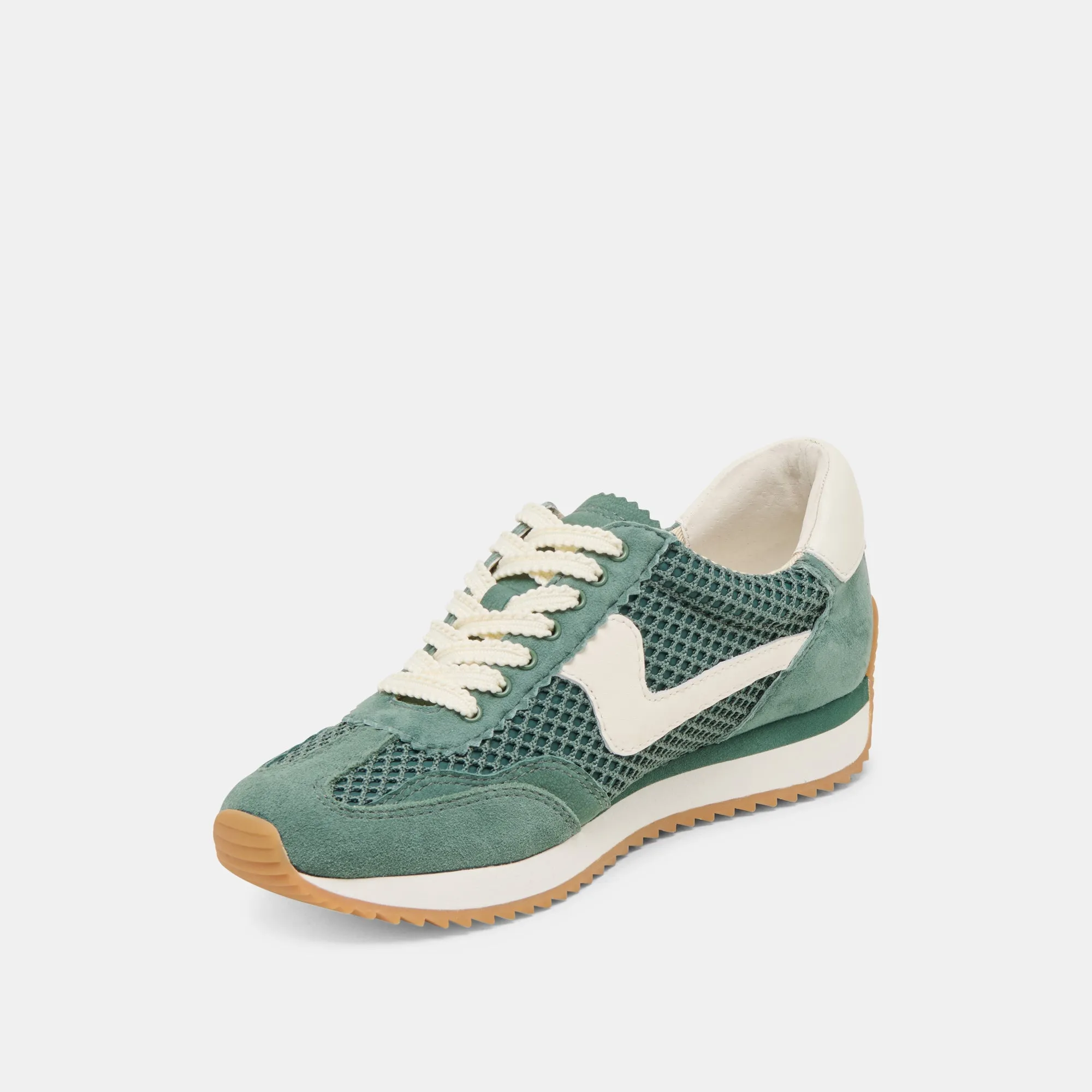 B.NTCD MESH SNEAKERS DK GREEN WOVEN MESH