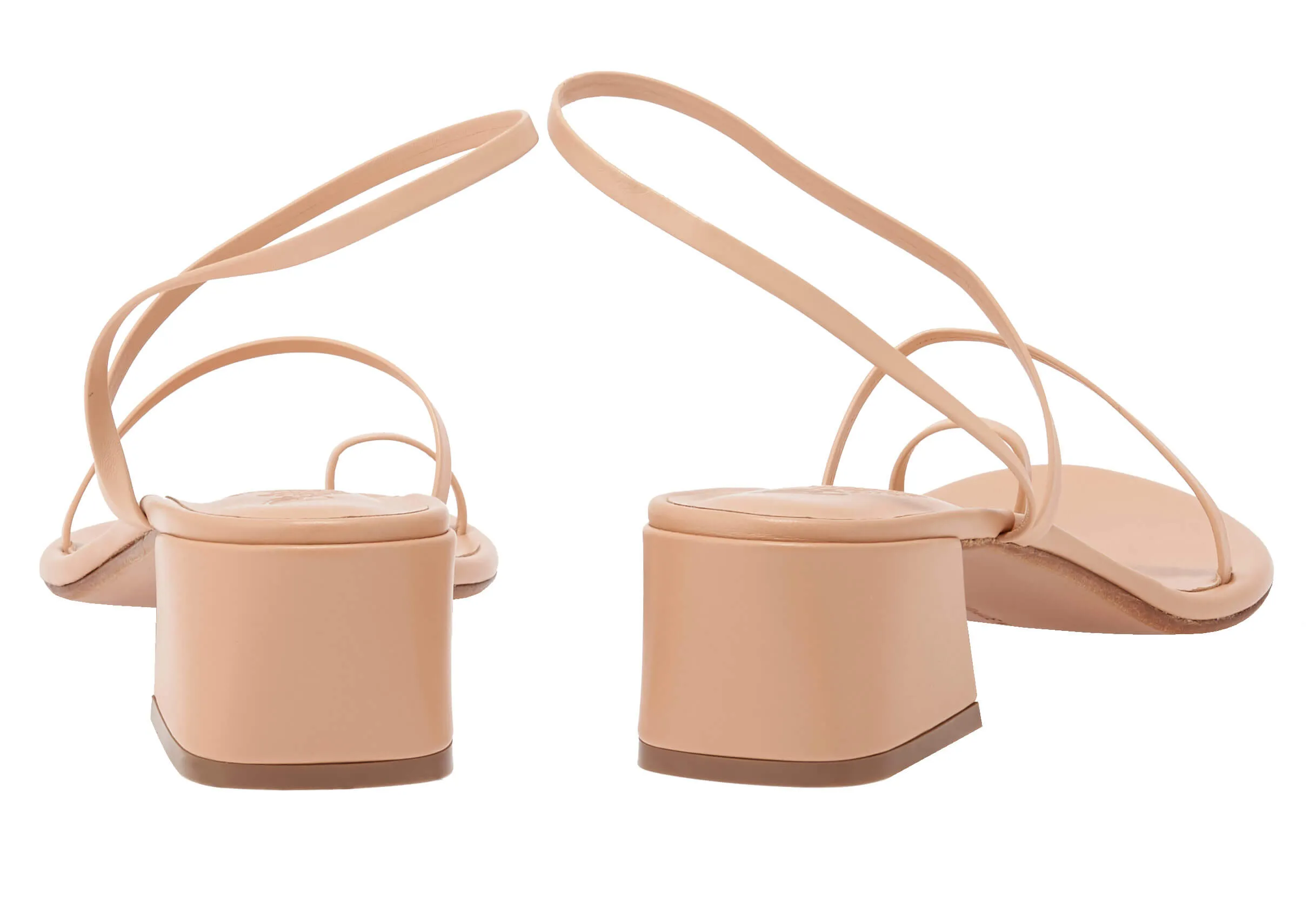 Chora Block Heel Sandals Natural