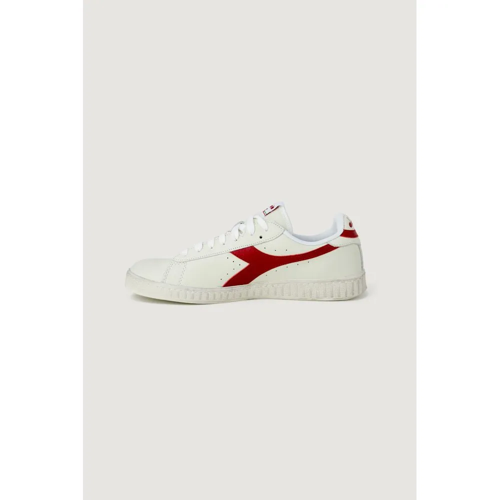 Diadora Red Synthetic Leather Sneakers