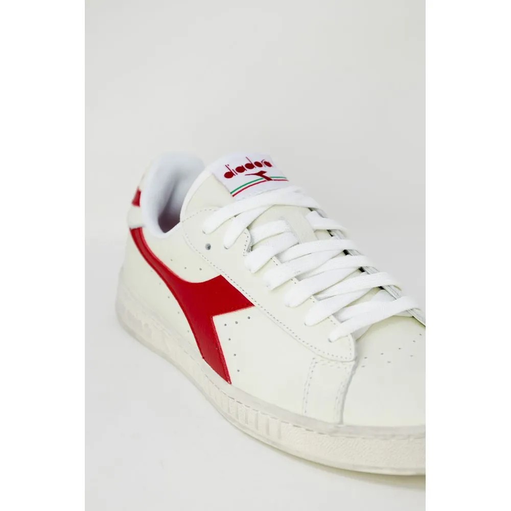 Diadora Red Synthetic Leather Sneakers