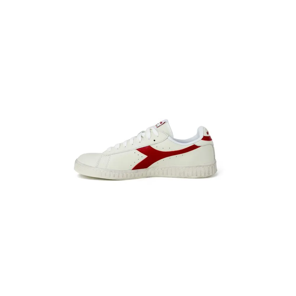 Diadora Red Synthetic Leather Sneakers