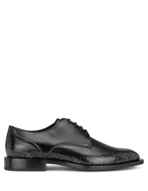 FF Pattern Derby Shoes