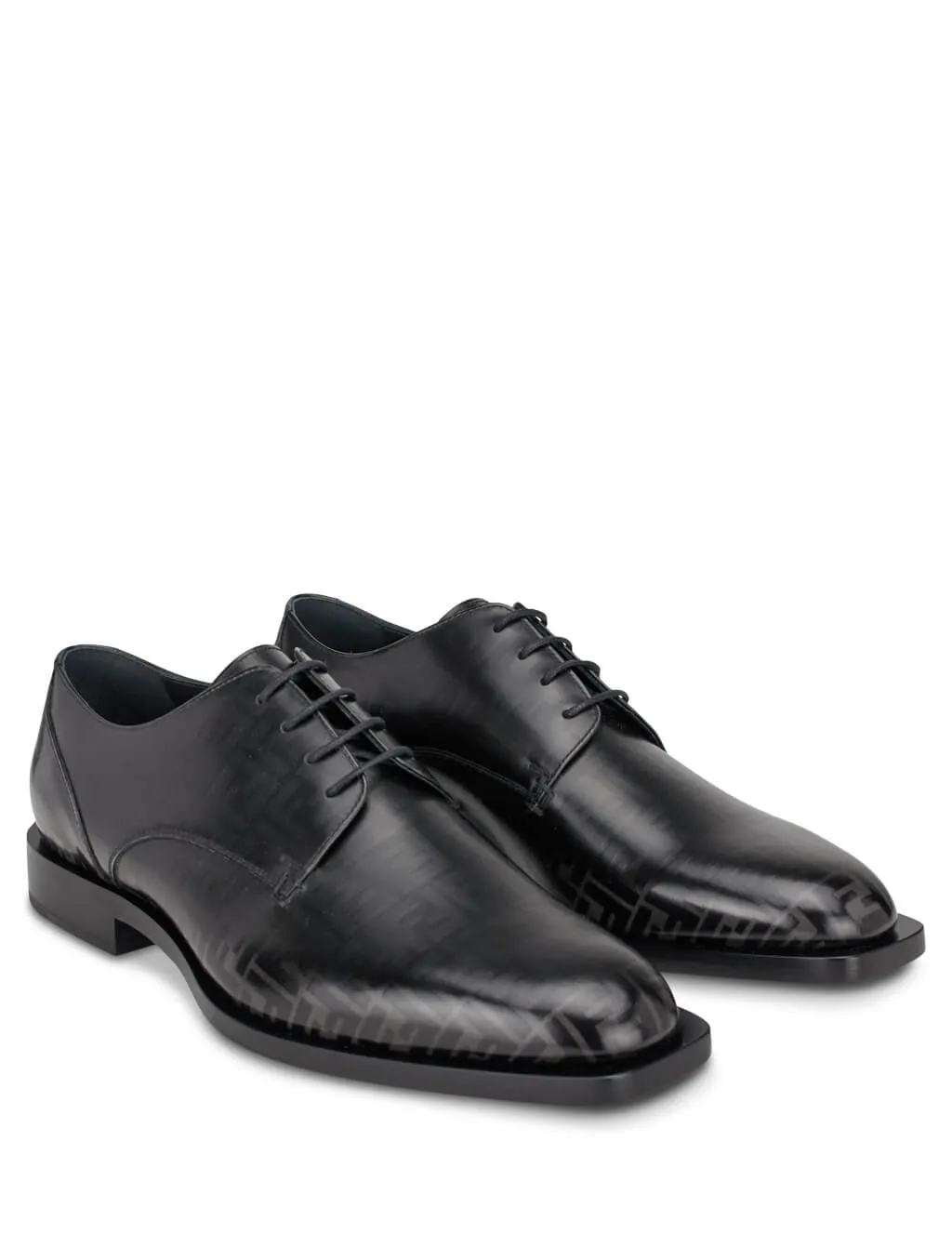 FF Pattern Derby Shoes