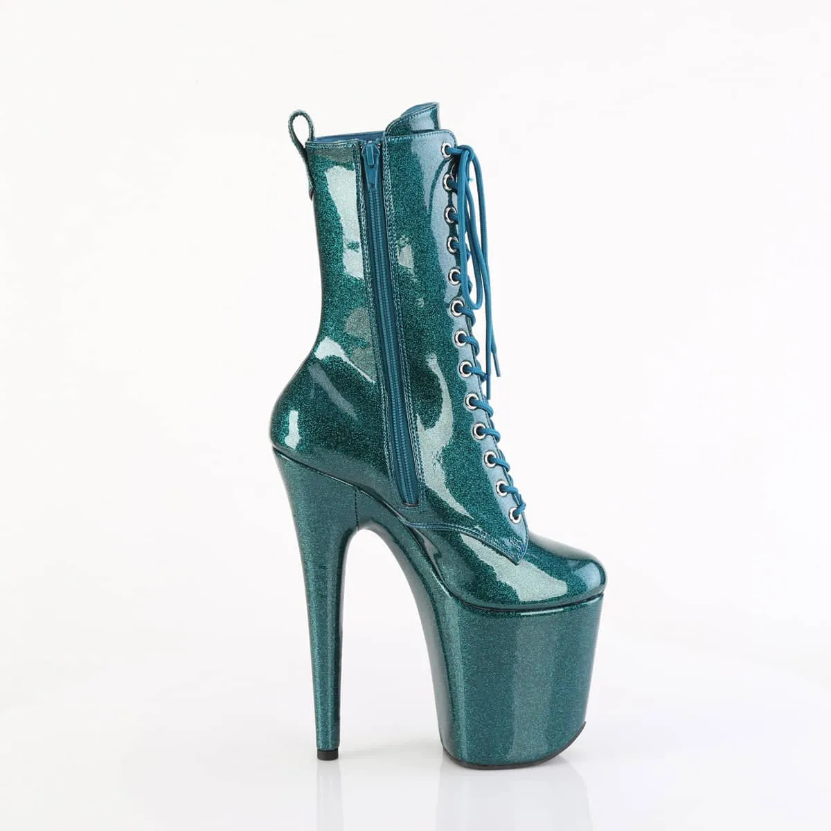 FLAMINGO-1040GP Green Calf High Boots