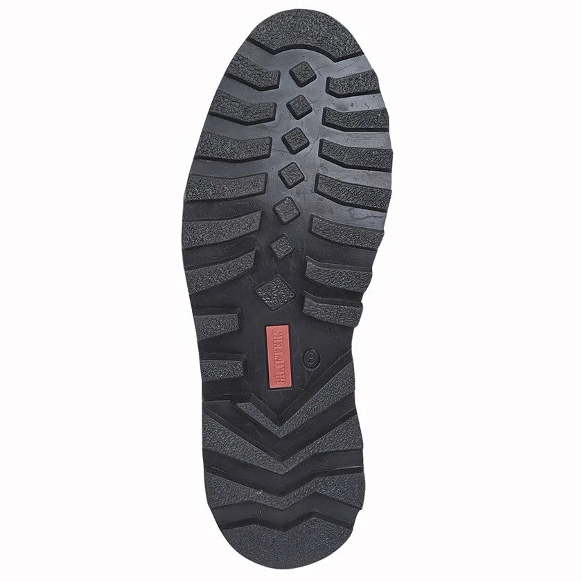 Grafters Black Monkey Boots B430A  Black Leather