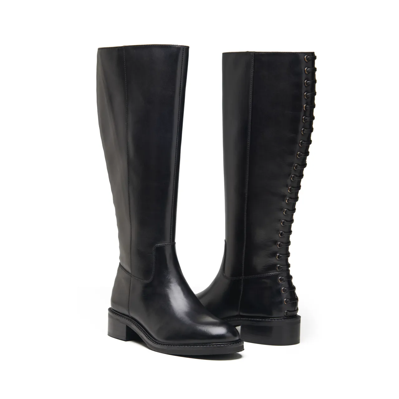 Greta Womens Leather Long Boot