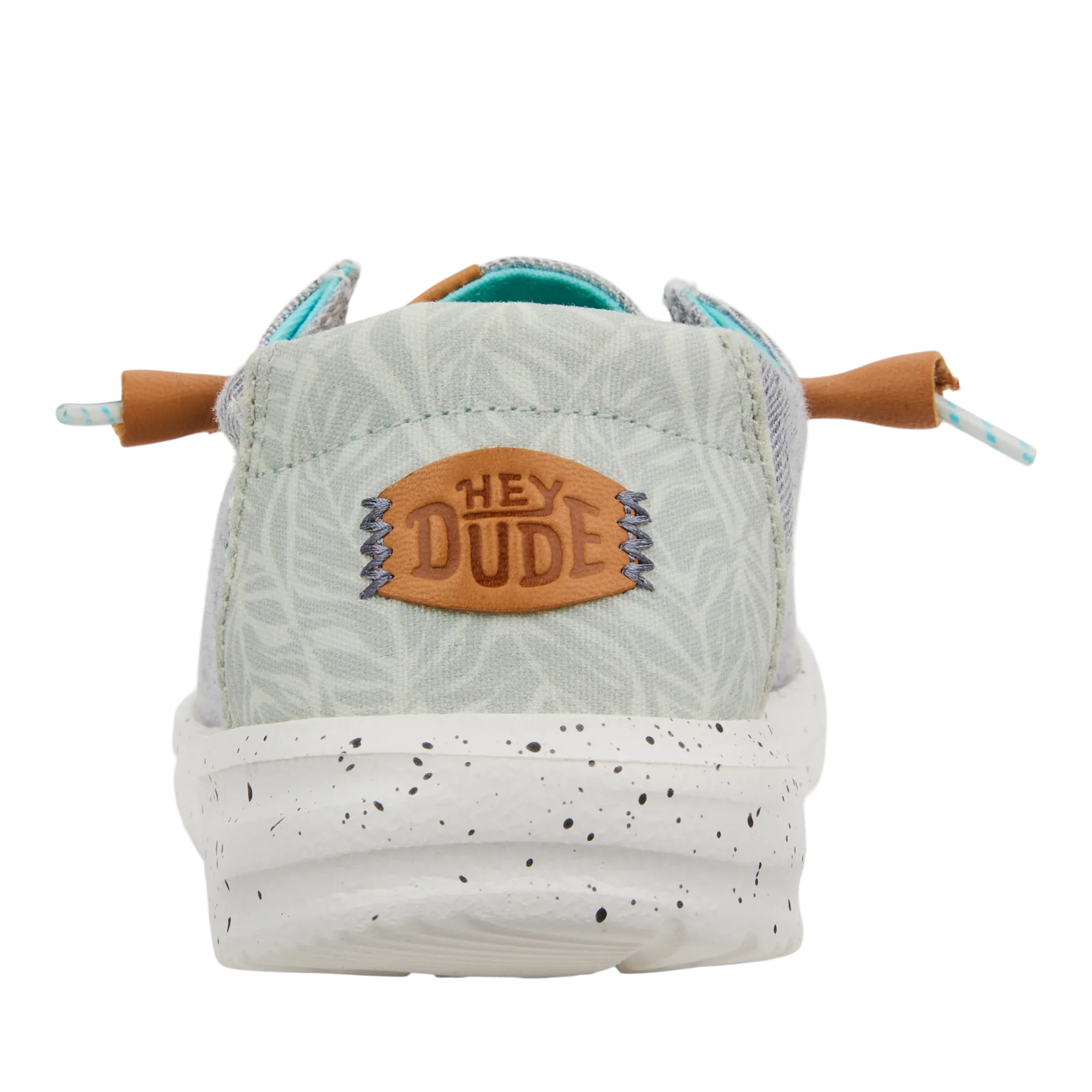 Hey Dude Wendy Heathered Slub Tropical - Grey