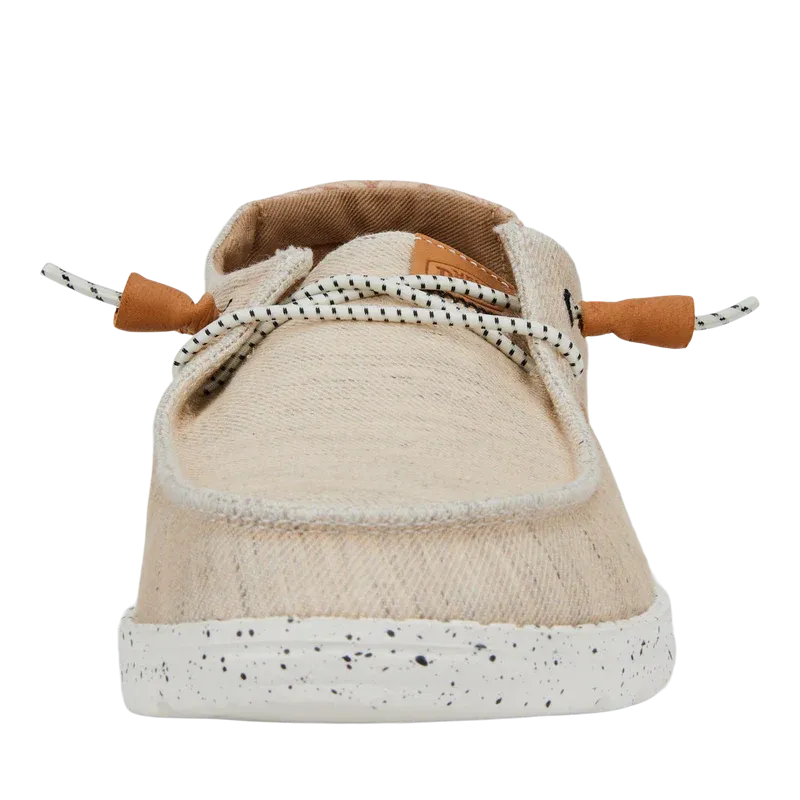 Hey Dude Wendy Heathered Slub Tropical - White
