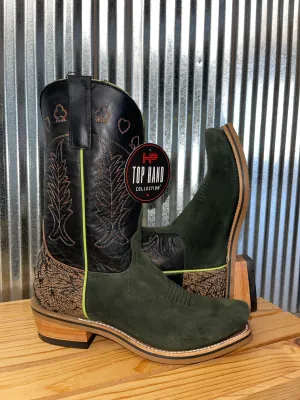 HORSE POWER HIGH NOON GREEN SUEDE