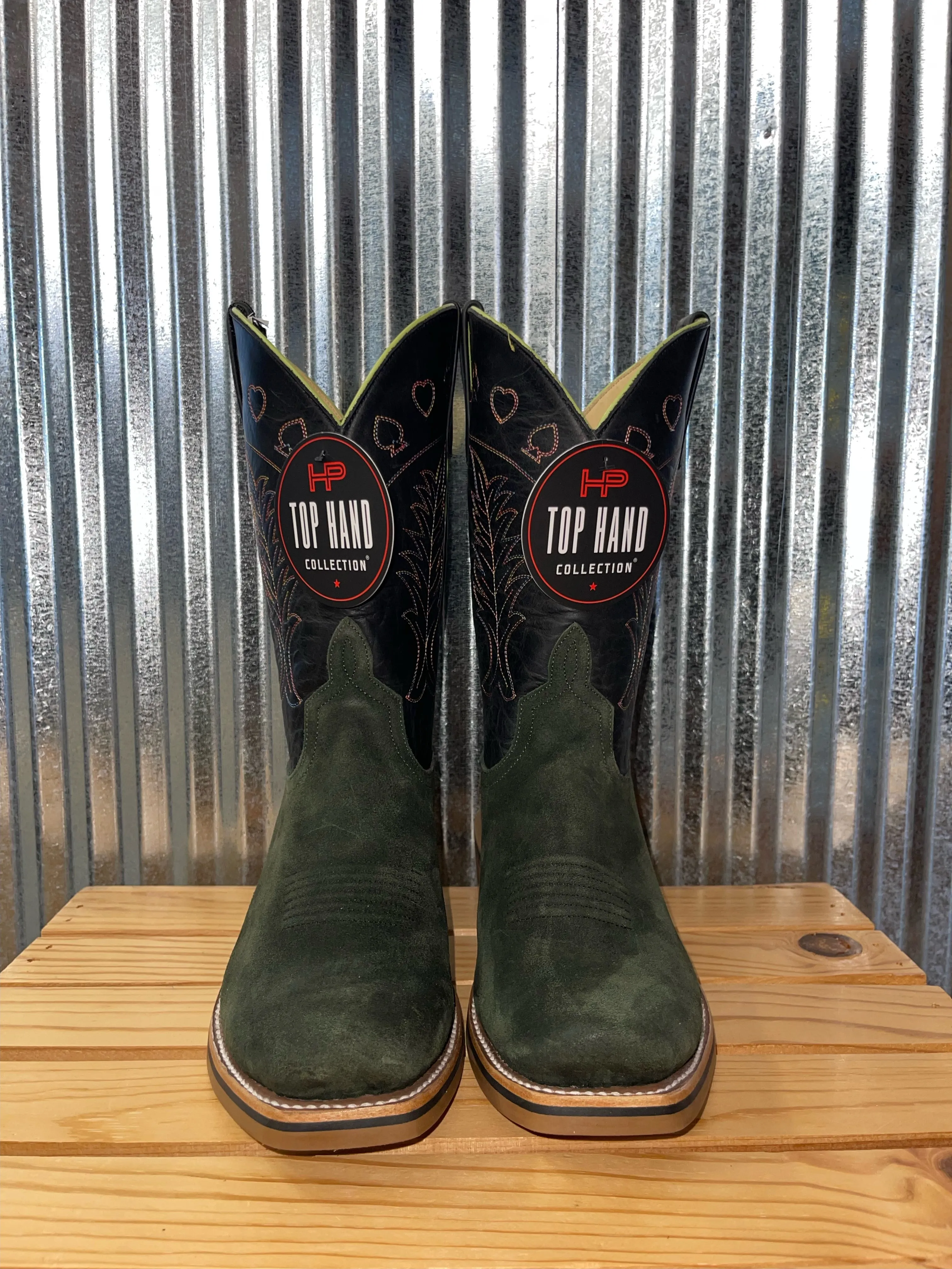 HORSE POWER HIGH NOON GREEN SUEDE