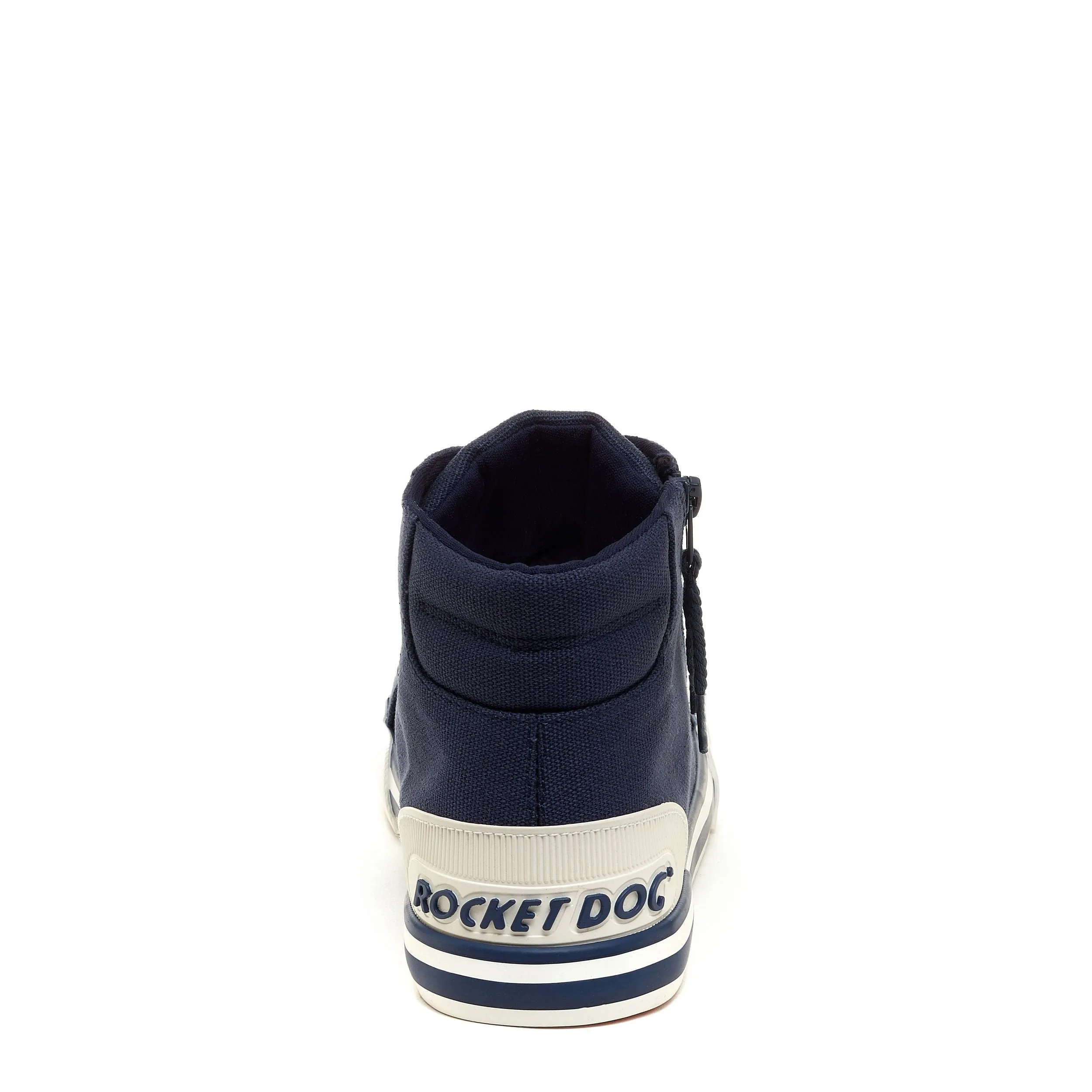 Jazzin Navy High Top Trainers