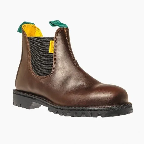 Jim Green Stockman Chelsea Brown Steel Toe Boot