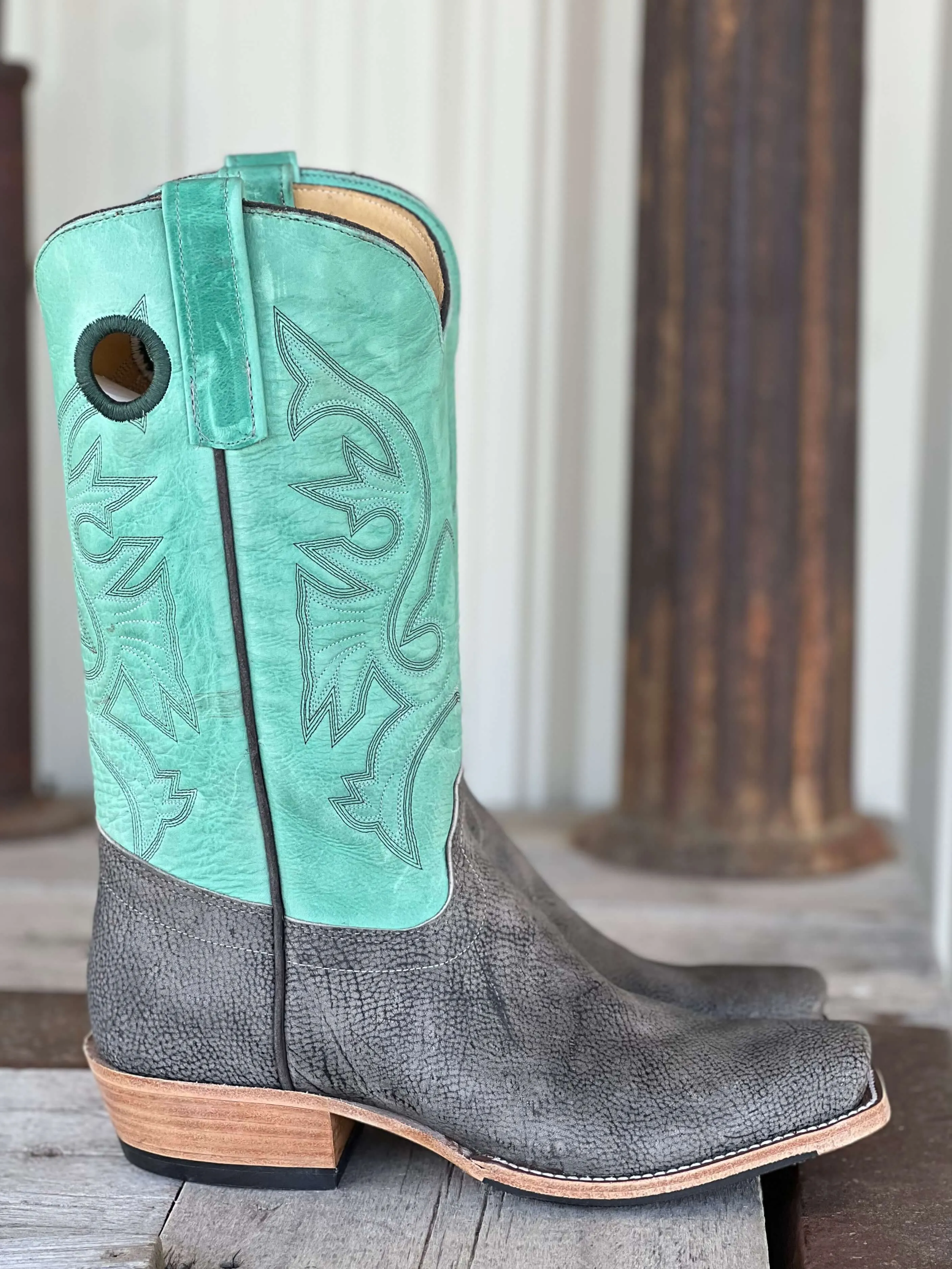 Olathe Boot Co.  | Slate Safari Giraffe Boot