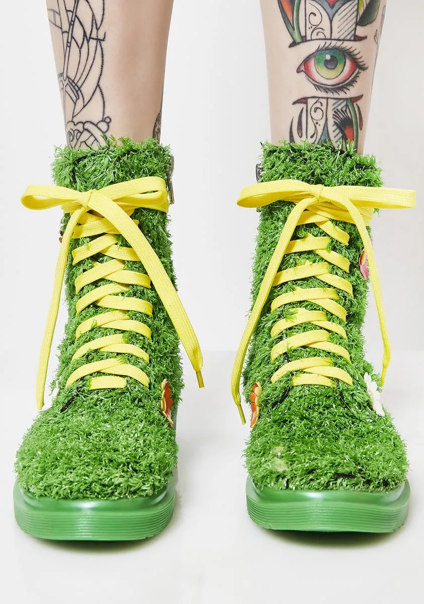 On My Turf Combat Boots