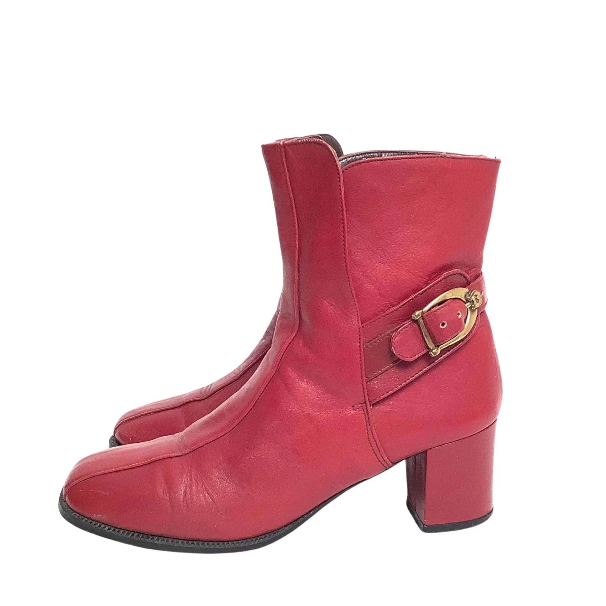 Oxblood Ankle Boots