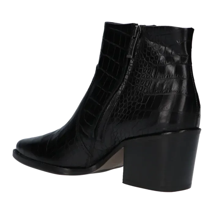 Paul Green Black Ankle Boots 9780-026