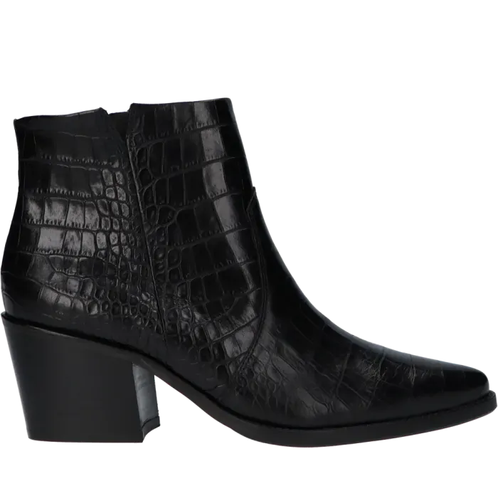 Paul Green Black Ankle Boots 9780-026