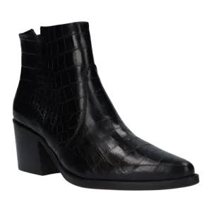 Paul Green Black Ankle Boots 9780-026