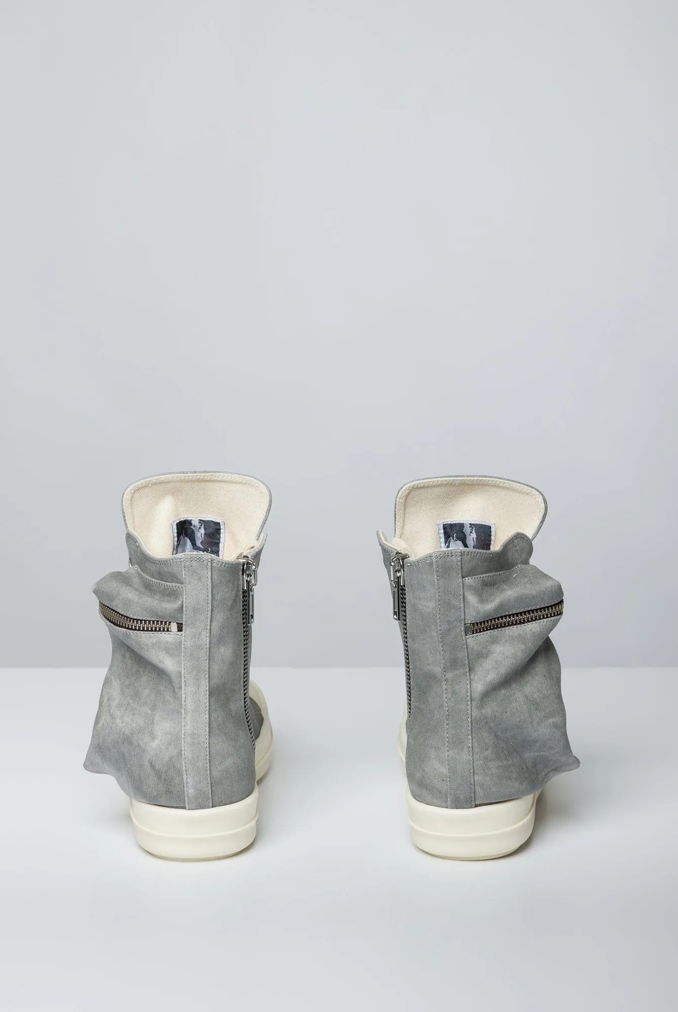 Rick Owens DRKSHDW Men's Cargo Sneaks in Pearl