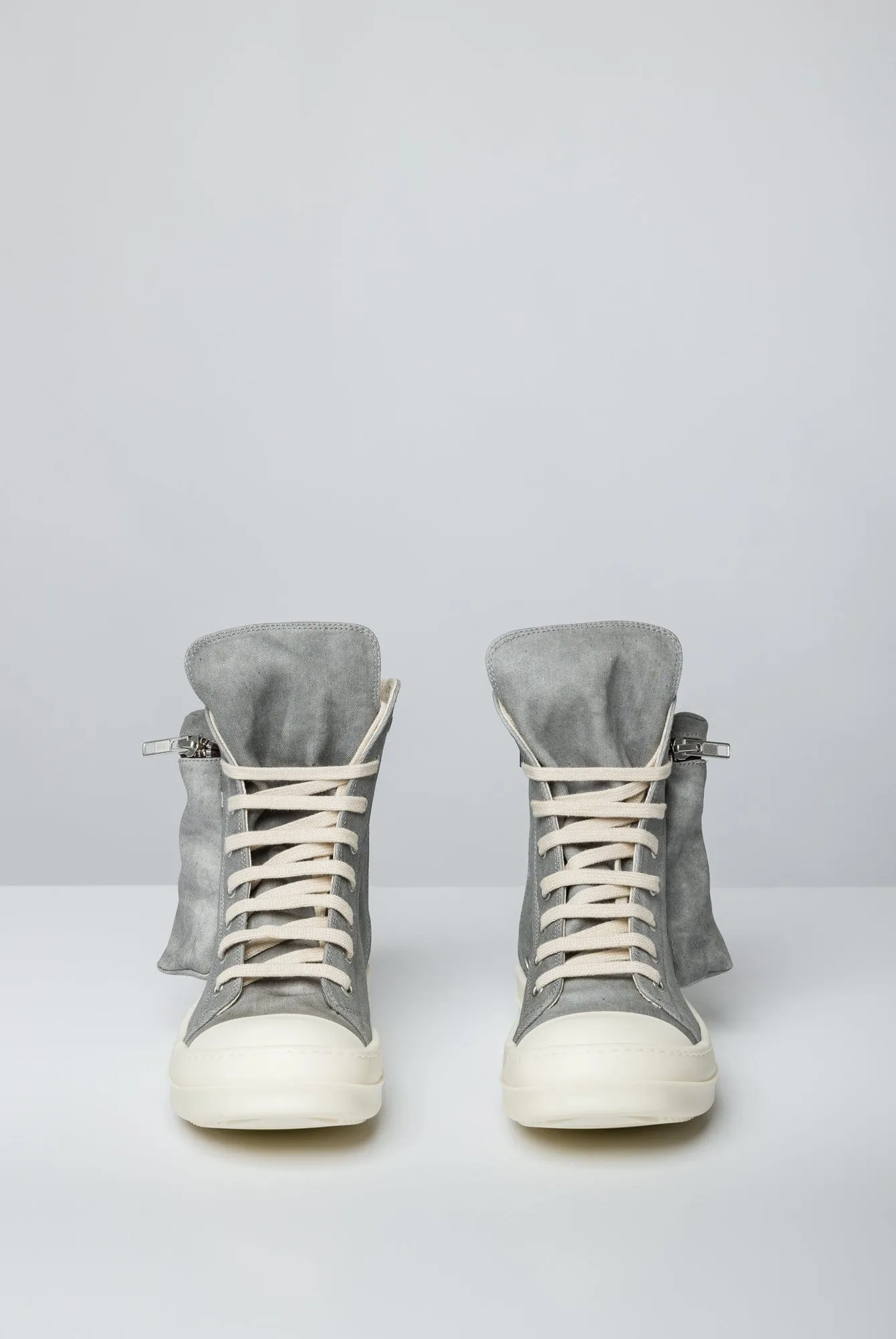 Rick Owens DRKSHDW Men's Cargo Sneaks in Pearl
