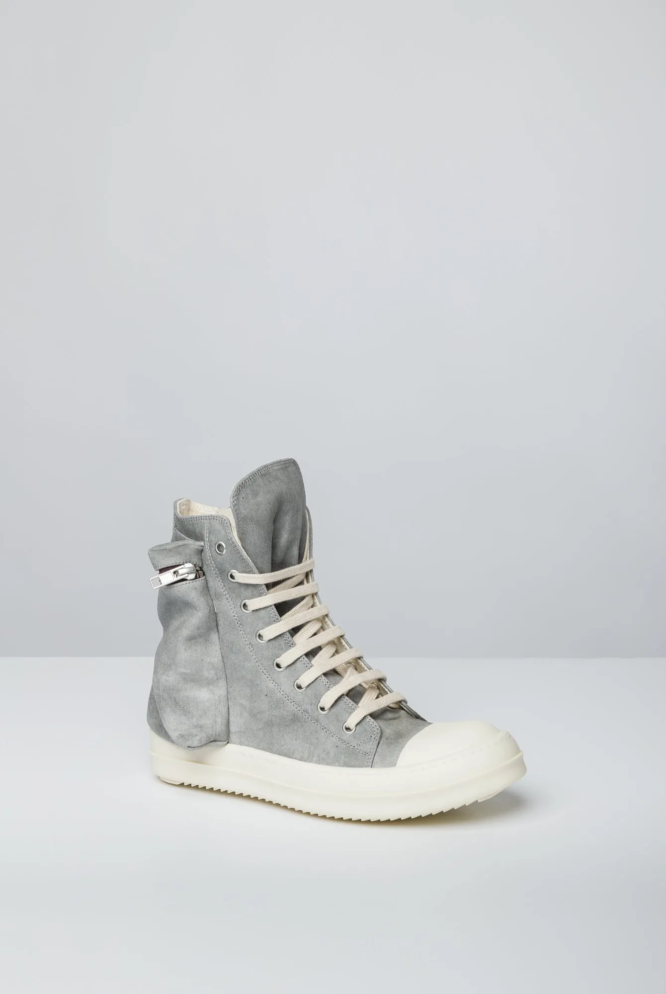 Rick Owens DRKSHDW Men's Cargo Sneaks in Pearl