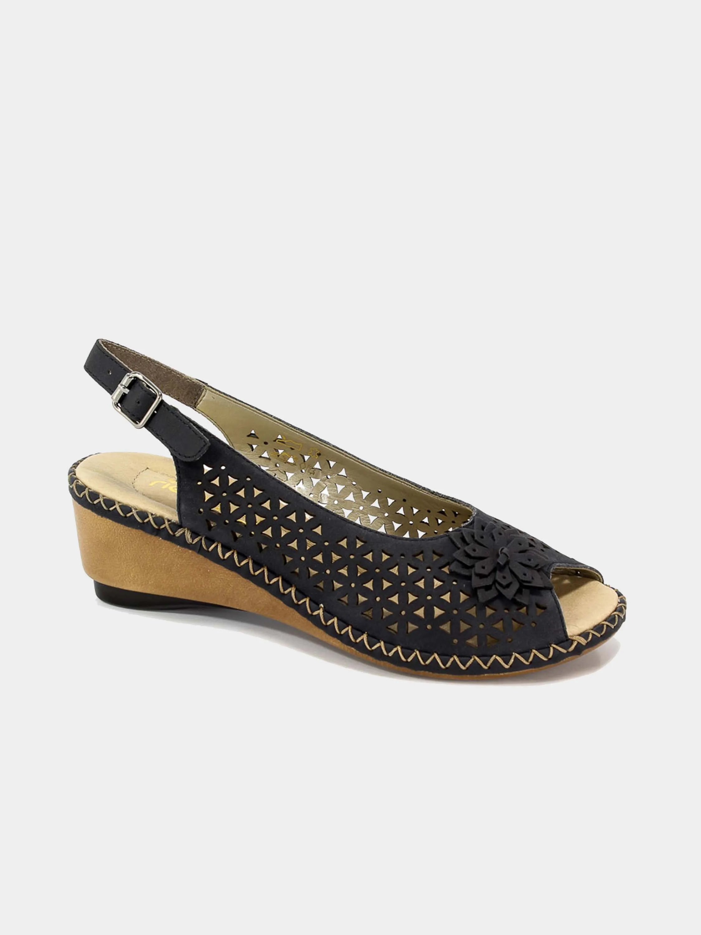 Rieker 66156 Women's Alena Back Strap Sandals