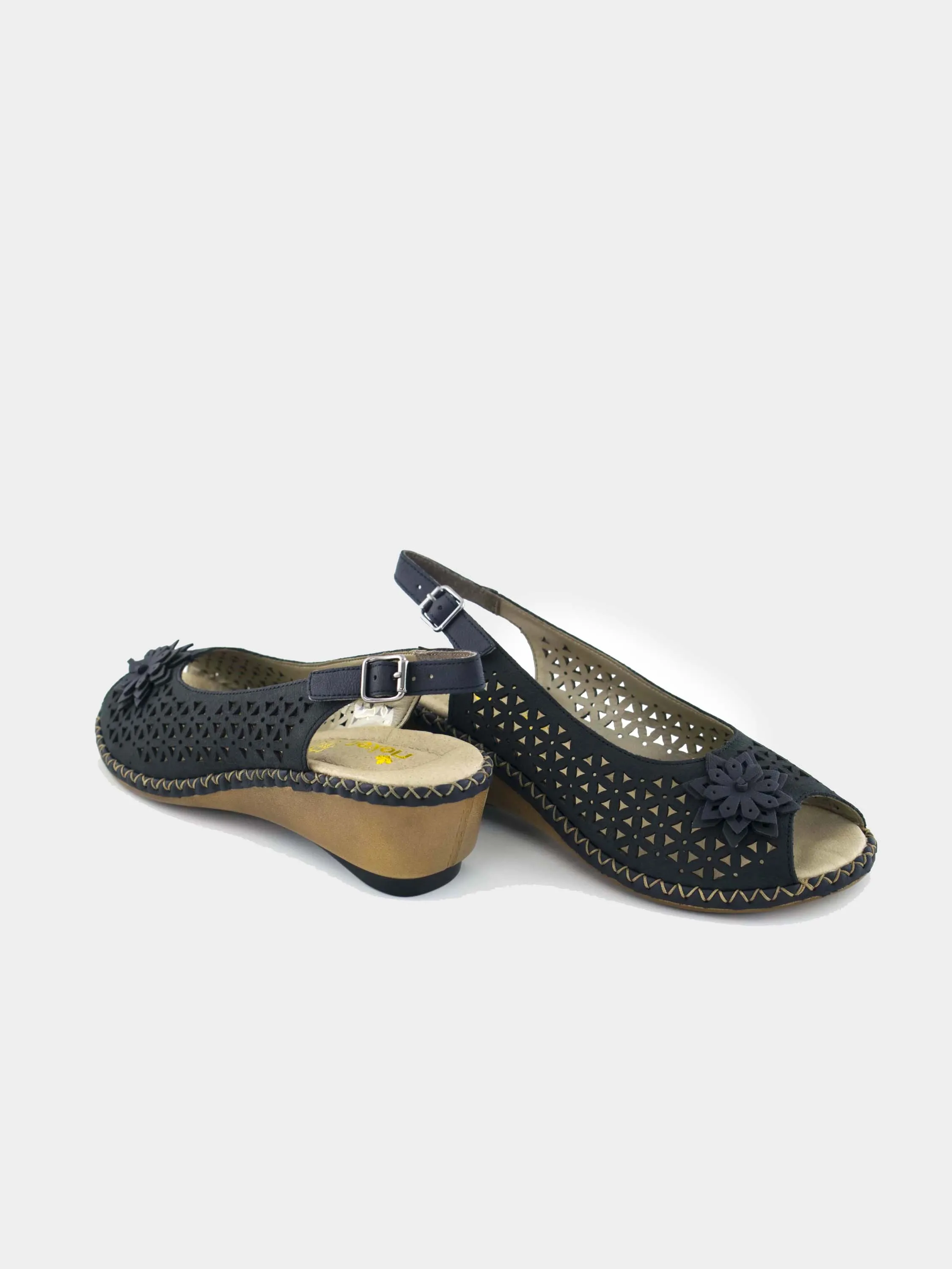 Rieker 66156 Women's Alena Back Strap Sandals