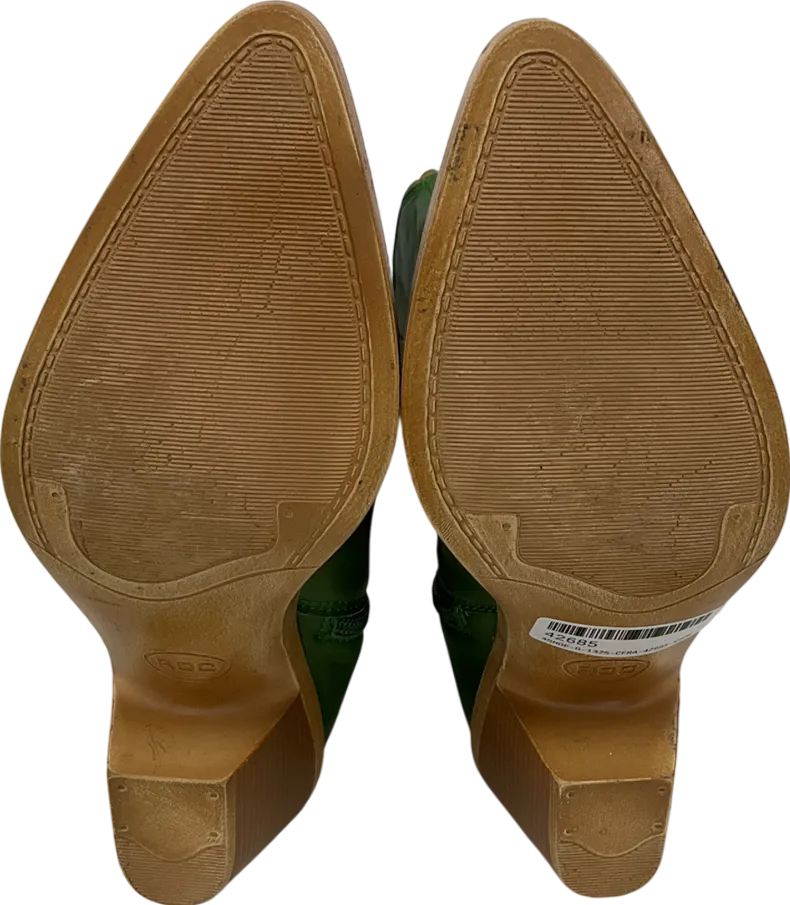 ROC Green Western Cowboy Boots UK 4 EU 37 👠