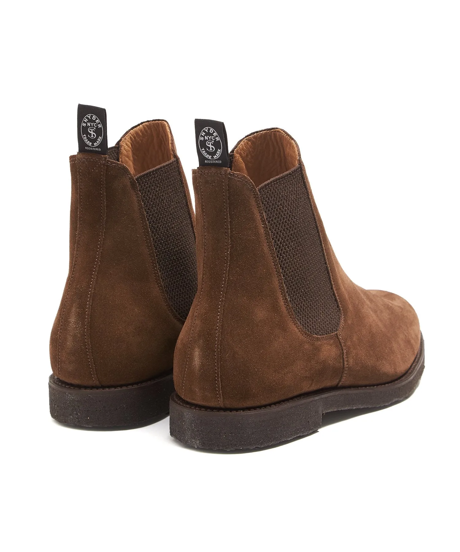 Sanders Chelsea Boots in Snuff Suede