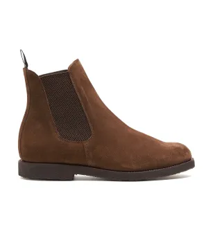 Sanders Chelsea Boots in Snuff Suede
