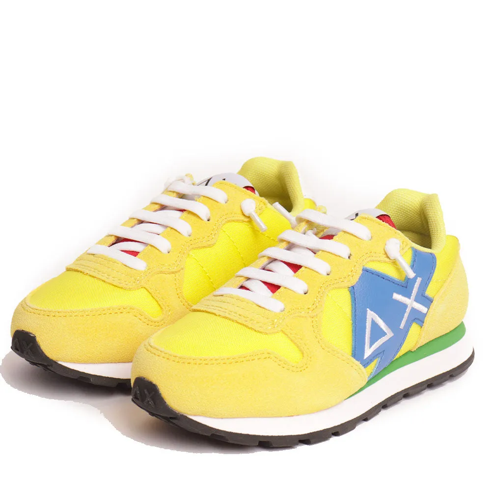 Scarpe Bambino SUN 68 Sneakers Boy's Tom Logo Patch Basic Giallo