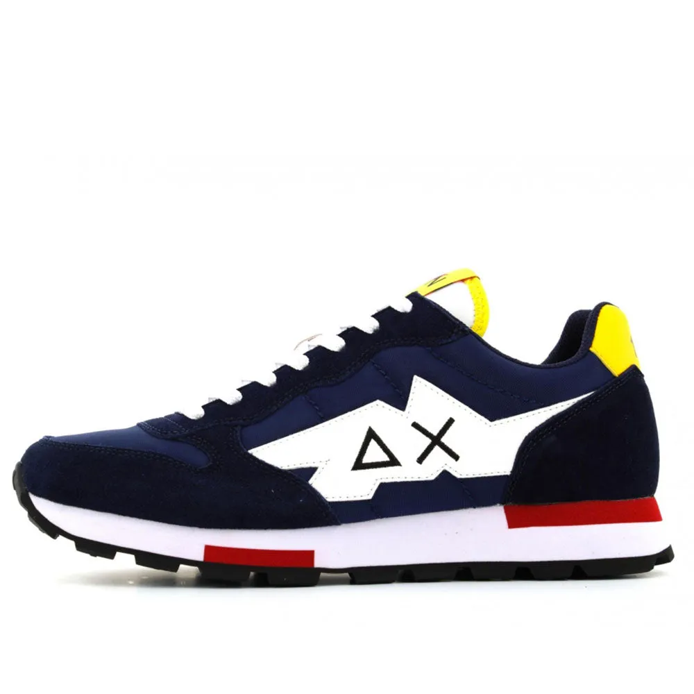 Scarpe Uomo Sun68 Sneakers Tom Solid Multicolor Navy Blue