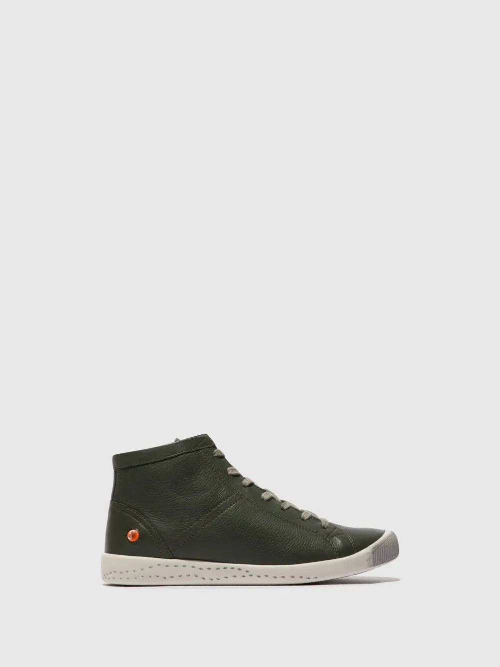 Softinos Women's ISLEEN268SOF Lace-up Ankle Boots Army Green