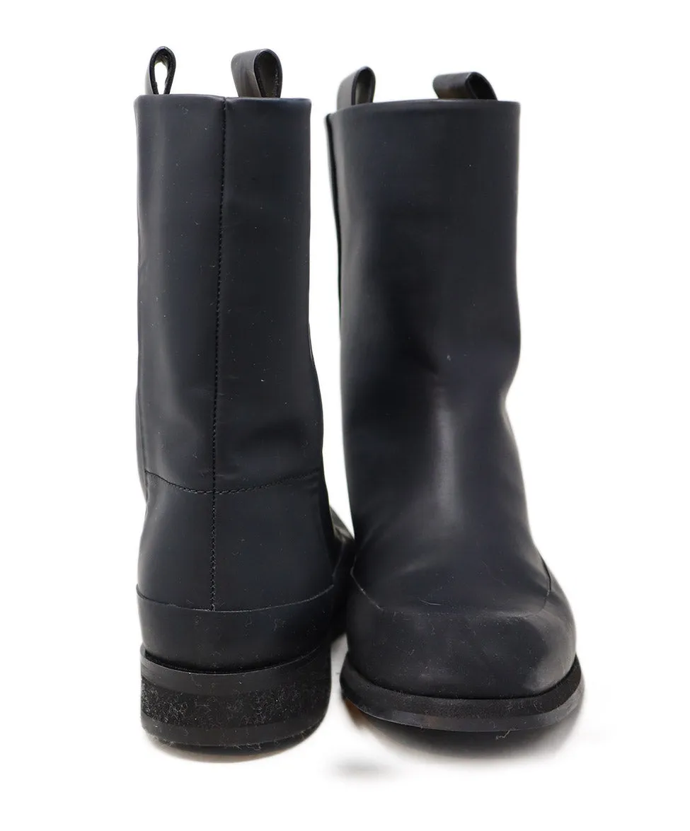 The Row Black Leather Boots sz 8