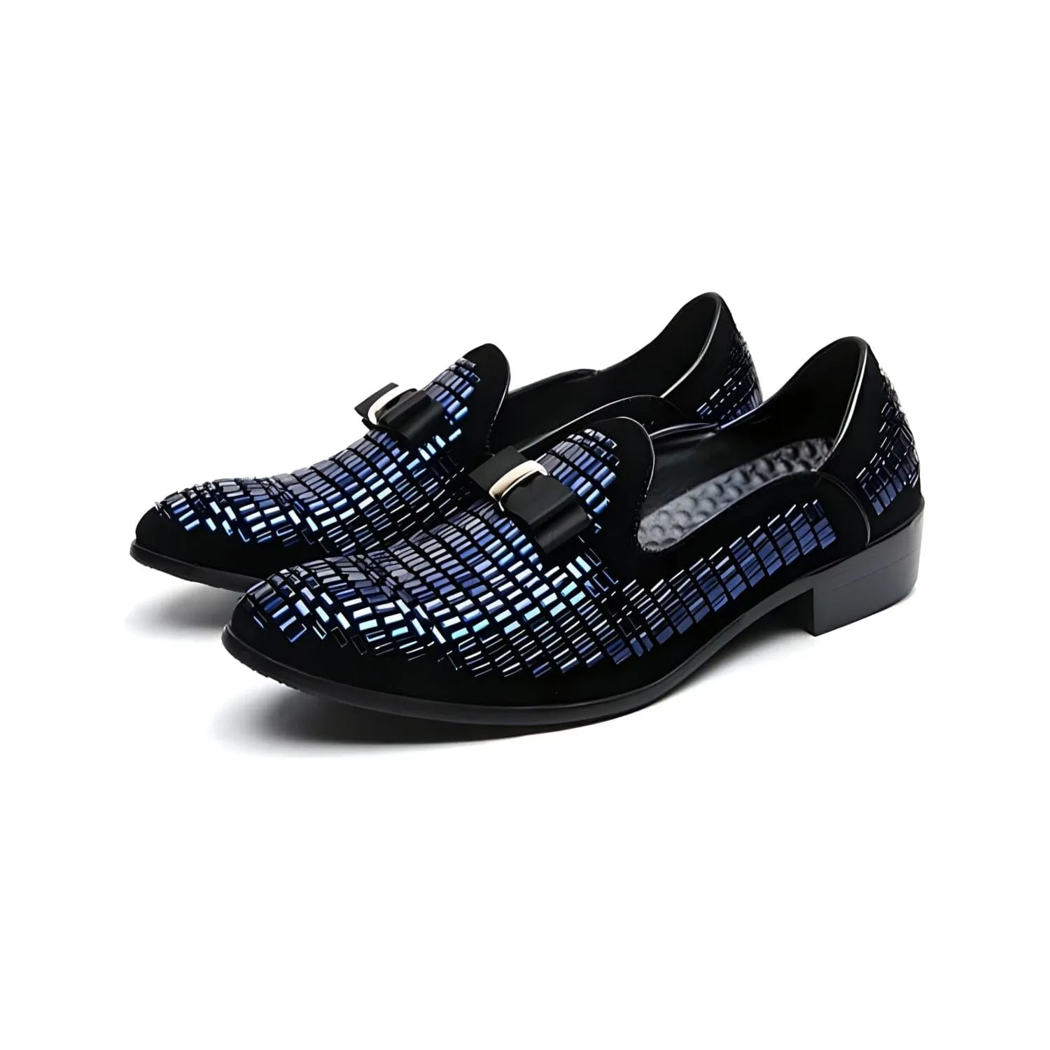 The Tristan Crystal Studded Penny Loafers - Multiple Colors