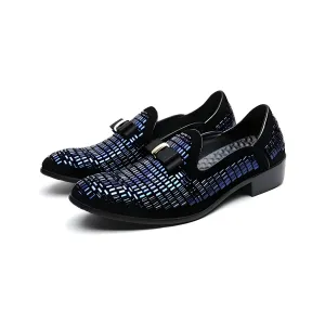 The Tristan Crystal Studded Penny Loafers - Multiple Colors