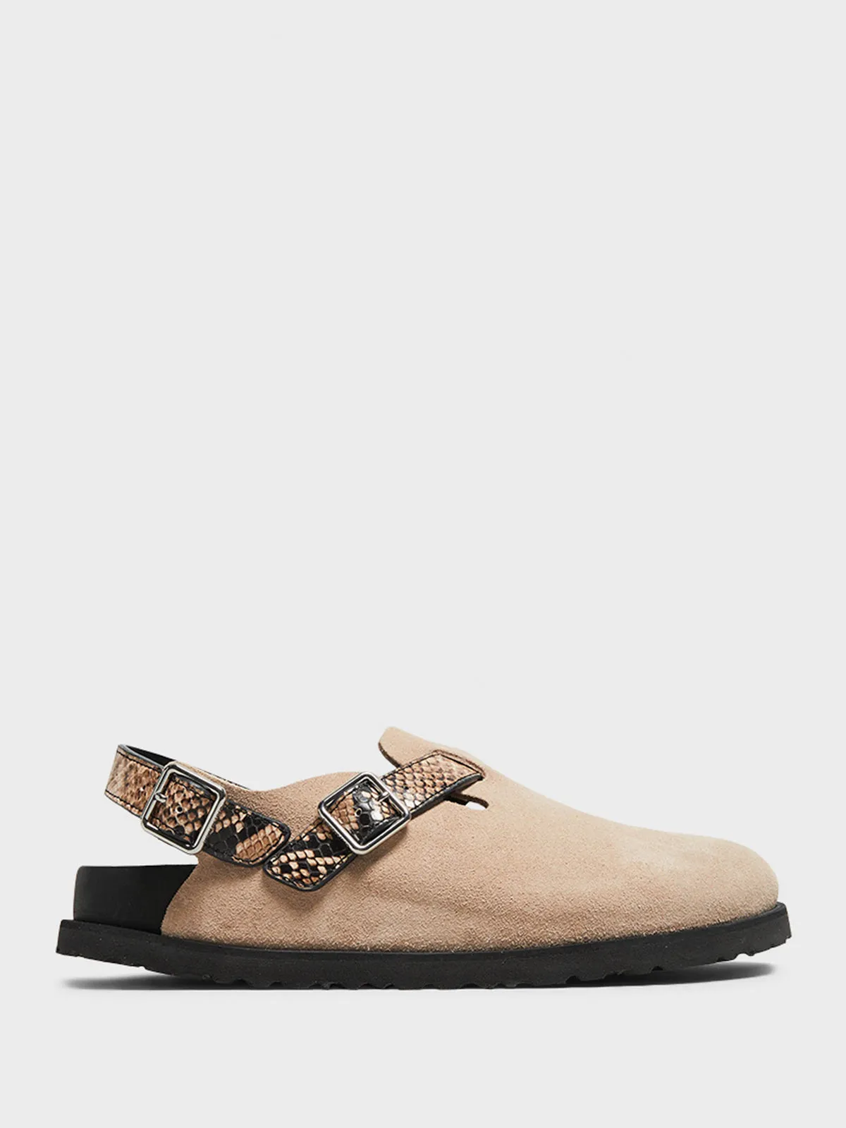 Tokio 1774 Cazador Sandals in Natural Snake Brown