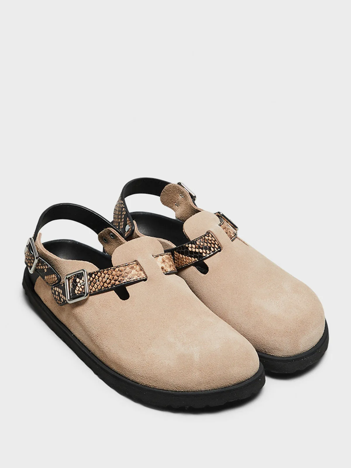 Tokio 1774 Cazador Sandals in Natural Snake Brown