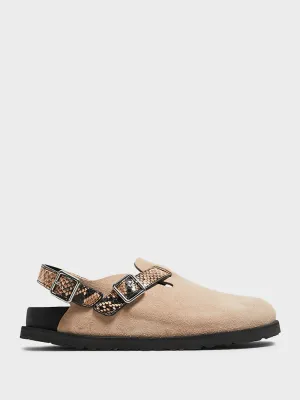 Tokio 1774 Cazador Sandals in Natural Snake Brown