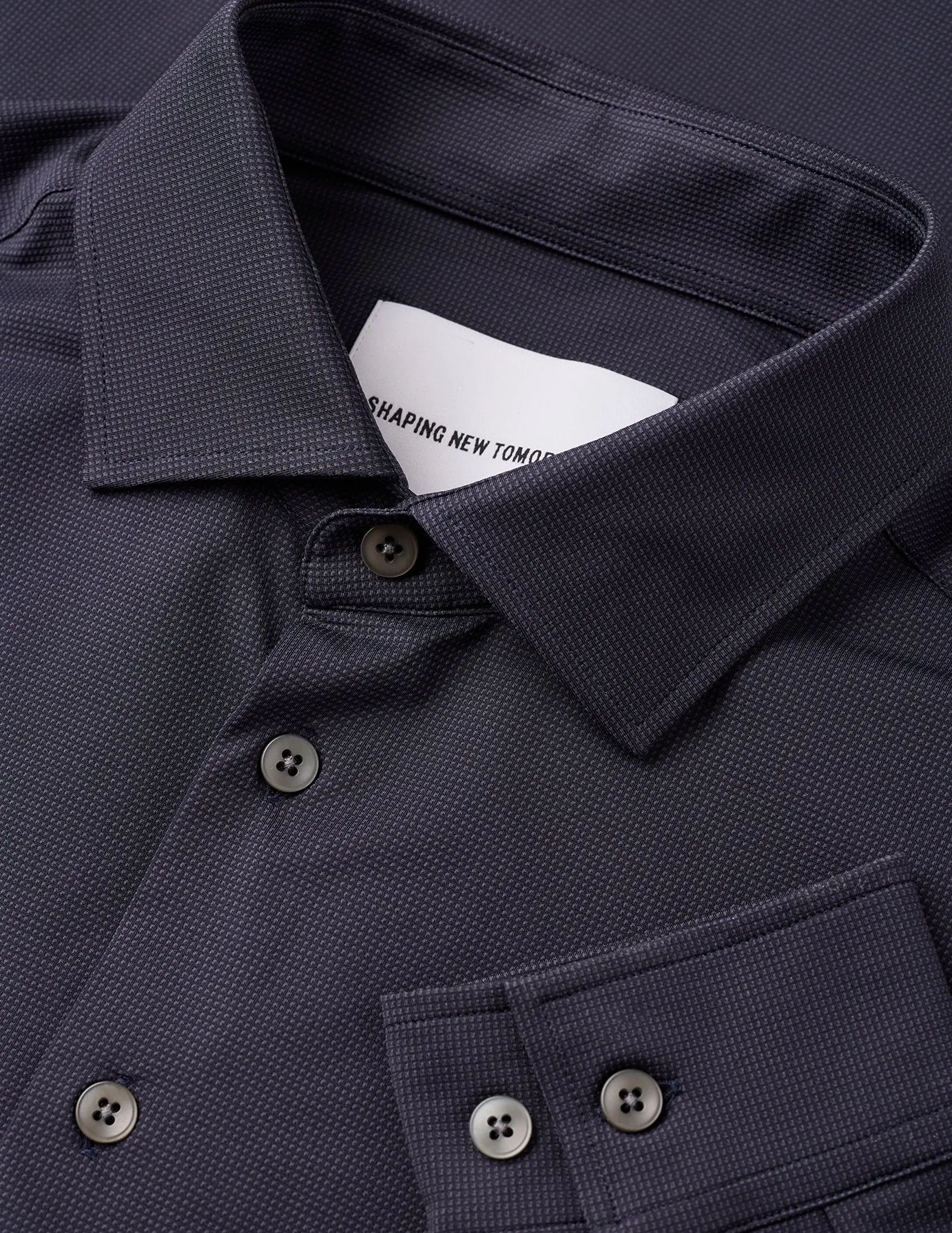 Travel Shirt Dark Navy Regular