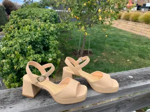 Unisa Natural Raffia Sandal